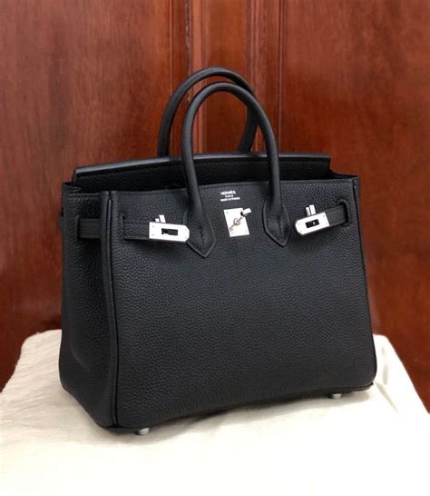 hermes birkin bag black silver|pre owned hermes birkin.